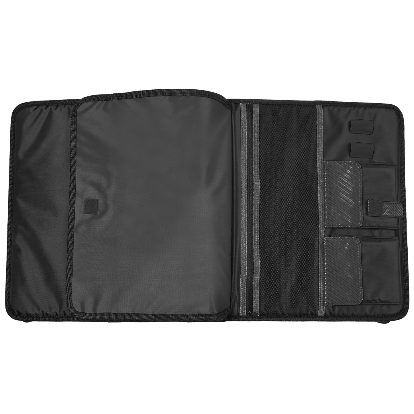 Avery 2" Inch Zipper Binder, 3 Round Rings, Durable Messenger Nylon Zipper Black Binder, Tablet Holder, 6-Pockets with 5 Tab Dividers, Carry-All Storage Binder (26051)