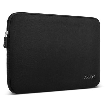 ARVOK 15 15.6 16 Inch Laptop Sleeve Multi-Color Size Choices Case/Water-Resistant Neoprene Notebook Computer Pocket Tablet Briefcase Carrying Bag/Pouch Skin Cover for HP/Dell/Lenovo/Asus/Acer, Black