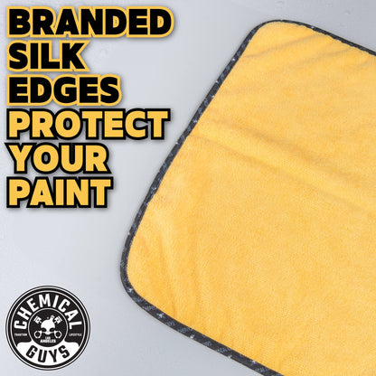 Chemical Guys Professional Grade Premium Microfiber Towel, Gold (16" x 24") (Pack of 6)