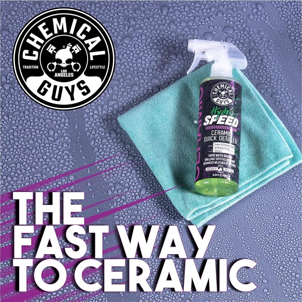 Chemical Guys HydroSpeed Ceramic Quick Detailer, Safe for Cars, Trucks, SUVs, Motorcycles, RVs & More, 473 ml