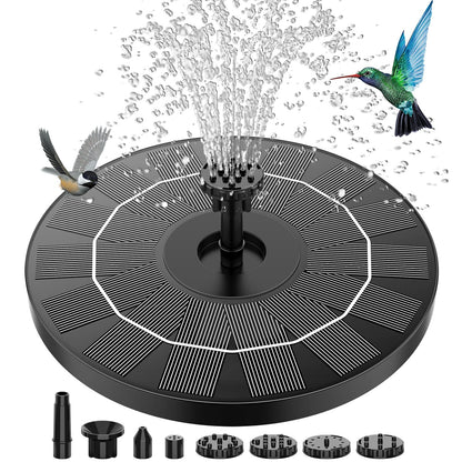 AISITIN 3.5W Solar Fountain, Solar Powered Water Fountain, Easy Setup Solar Fountain Pump for Bird Bath, Outdoor, Garden, Pond, Pool