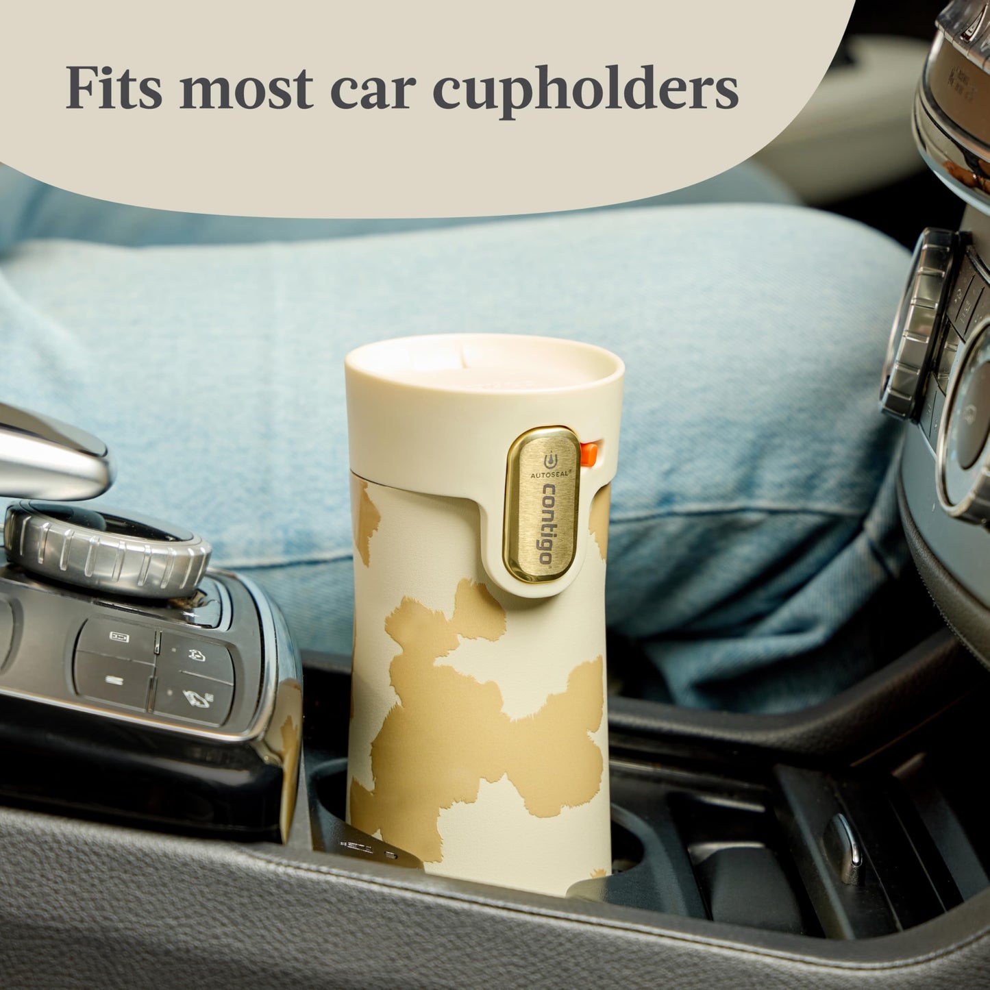 Contigo x Ally Love Stainless Steel Vacuum-Insulated Travel Mug w/Autoseal and Easy Clean Lid, Spill-Proof, Keeps Drinks Cold 24 hrs & hot for 11 hrs, BPA Free, 16oz/473mL, West Loop 3.0, Oatmilk