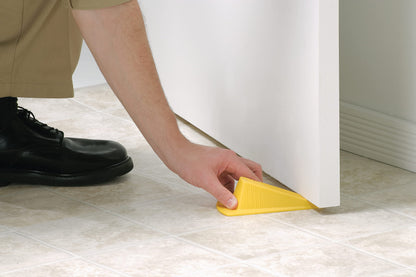Shepherd Hardware 3763 Heavy Duty Jumbo Rubber Door Wedge, Yellow