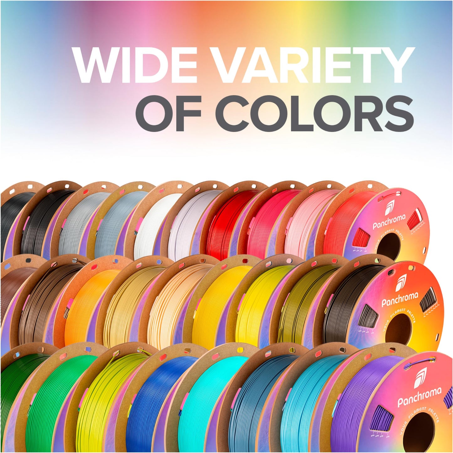 Panchroma PLA Polymaker Teal 3D Printer Filament, 1.75mm, 1kg Spool, Easy to Print, High Speed Printing, Tangle Free, AMS Compatible, Perfect for Toys, Decor, Miniatures, Models & Cosplay