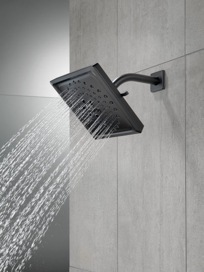 Delta Faucet RP51034BL, Vero Square Shower Flange in Matte Black Finish