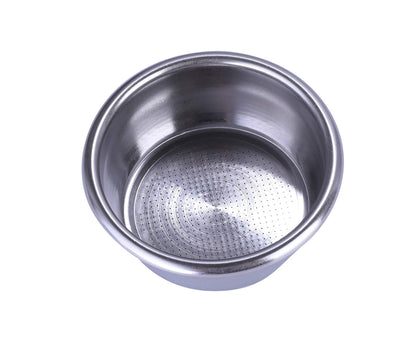 54mm Filter Basket Stainless Steel Portafilter Basket Espresso Handle Compatible with Breville Portafilter BES870XL,BES860XL,BES840XL,Double Cup Coffee FilterBasket Replacement