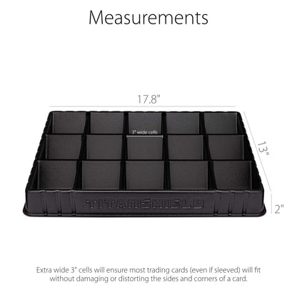 (1PK) Card Sorting & Dealer Tray, Black