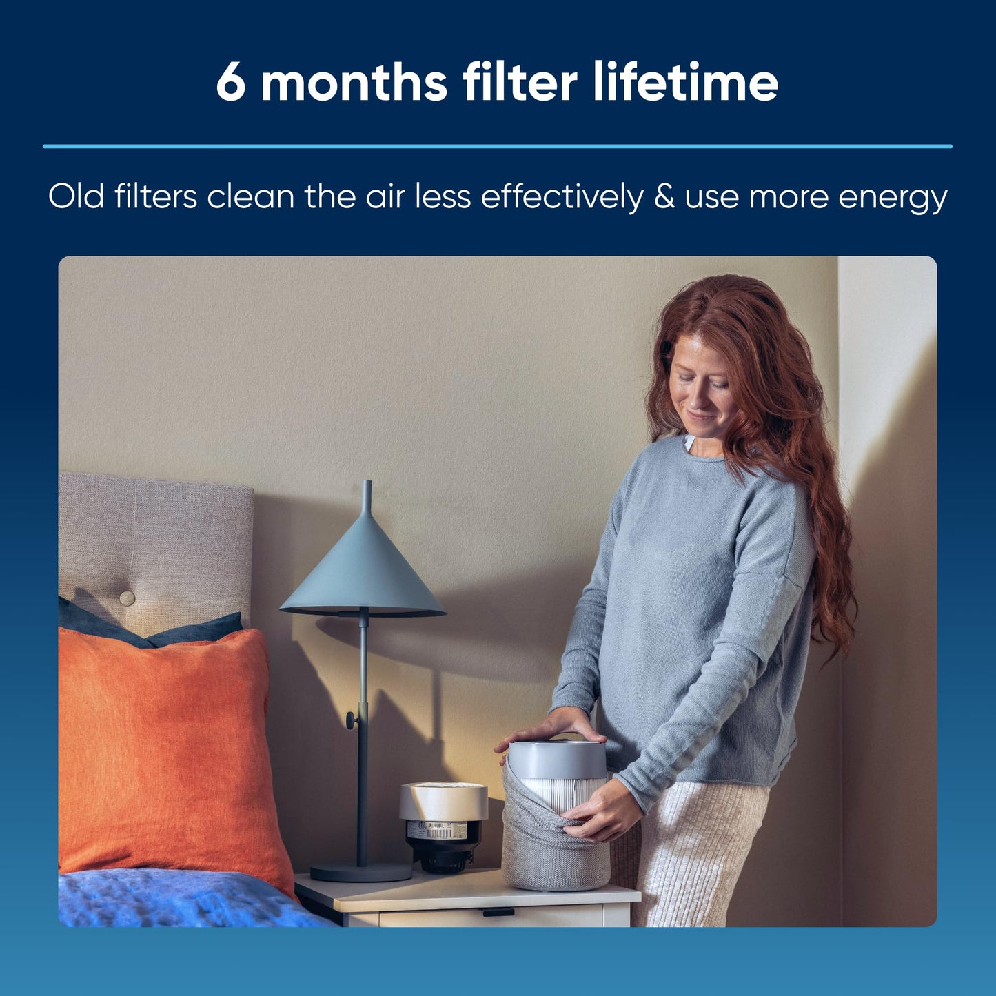 Blueair Blue Pure Mini Max Genuine Replacement Filter, FMINI, Air Purifier Filter, 110871