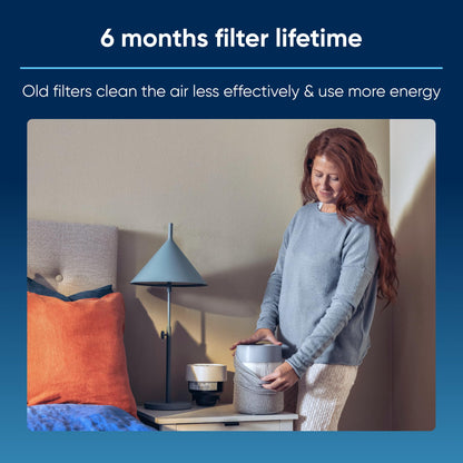 Blueair Blue Pure Mini Max Genuine Replacement Filter, FMINI, Air Purifier Filter, 110871