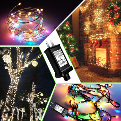 29V 0.45A 13W Class 2 Power Unit Model TS-13W29V LED Transformer Raintight IP44 US Plug Adapter, Seasonal-Use LED Driver for Ting Shen Replacement Parts String Light, Holiday Lighting