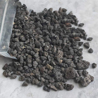 5LBS Black Lava Rocks for Plants -100% Pure Volcanic Rock No Dyes or Chemicals-Best Lava Stones Top Dressing for Cacti Succulents Plants,Bonsai-5lbs