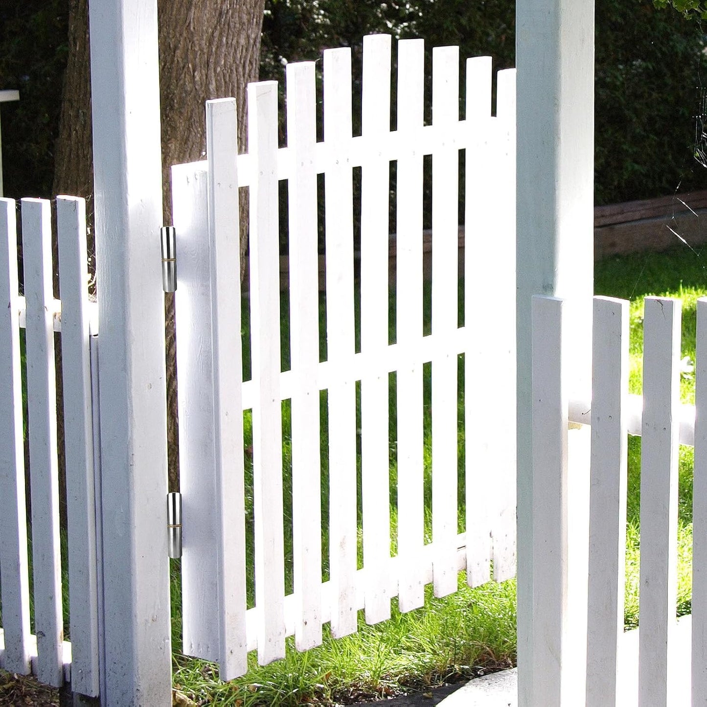 20 Pack Weldable Barrel Hinges, 3-1/8" x 1/2" Weld On Bullet Gate Hinges, Heavy Duty Carbon Steel Hinge, Ball Bearing Detachable Hinge for Gate,Trailer, Ramp, Door, Windows