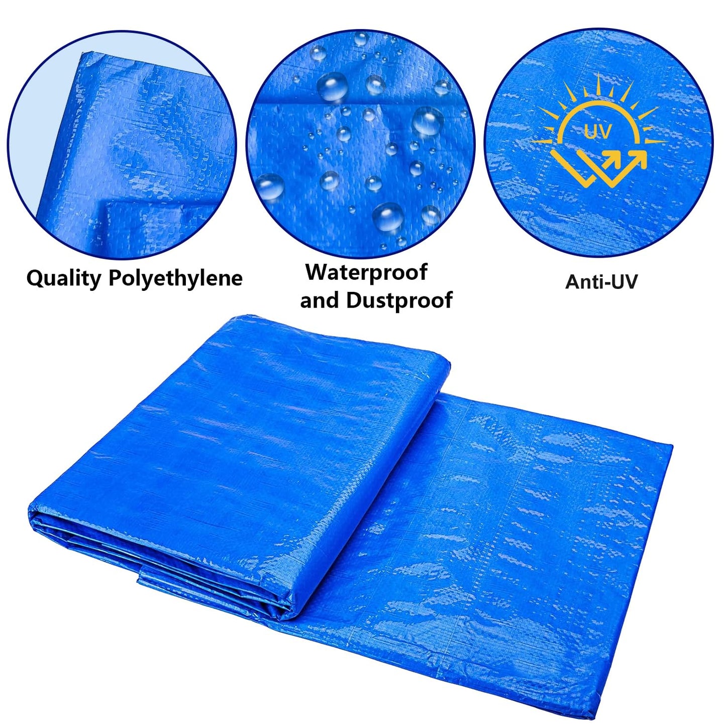 11 x 7.8 Ft Swimming Pool Ground Cloths- Rectangular Waterproof PE Swimming Pool Liner Pad - Square Above Ground Pool Mat Protector Tarpfor Protect for Above Ground Pool Prevents Punctures Pool Tarp