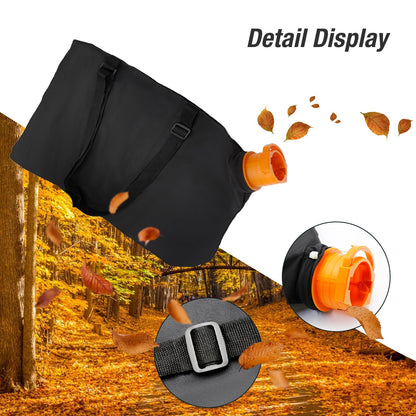 CADUFUELLY 50026858 Leaf Blower Collection Bag, Leaf Bags Replacement for Worx WG500 WG501 WG502 WG505 WG508 WG509 Leaf Blower Replacement for Trivac WGBAG500 50015035