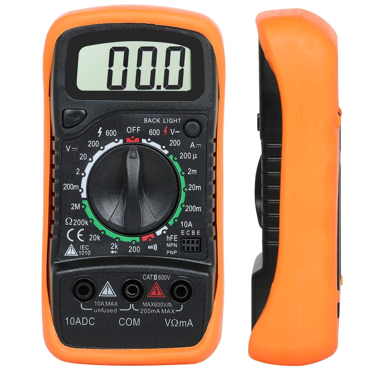DIGFLEX Volt Testing Digital Multimeter Voltmeter Ammeter AC DC Meter OHM for DIY