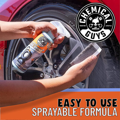 Chemical Guys Tire Kicker Sprayable Extra Glossy Tire Shine (Works on Rubber, Vinyl & Plastic), Great for Cars, Trucks, SUVs, Motorcycles, RVs & More, 473 ml (2 Pack)