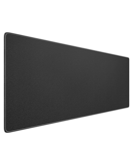 Reniteco Waterproof Large Gaming Mouse Pad with Durable Stitched Edges, Non-Slip Rubber Base, Grainy Jacquard Mouse Mat Desk Pad for Home Office Gaming, 40cm x90cm x0.3cm, Matte Black
