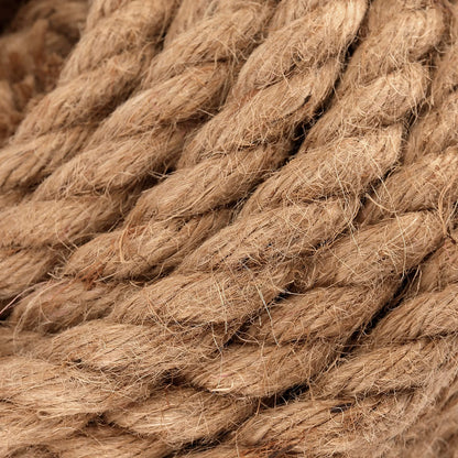 PINGEUI 10mm Jute Twine Rope 164 Feet Natural Heavy Duty String for DIY Crafts Gardening Bundling Cat Scratching Post Gift Wrapping Home Decor