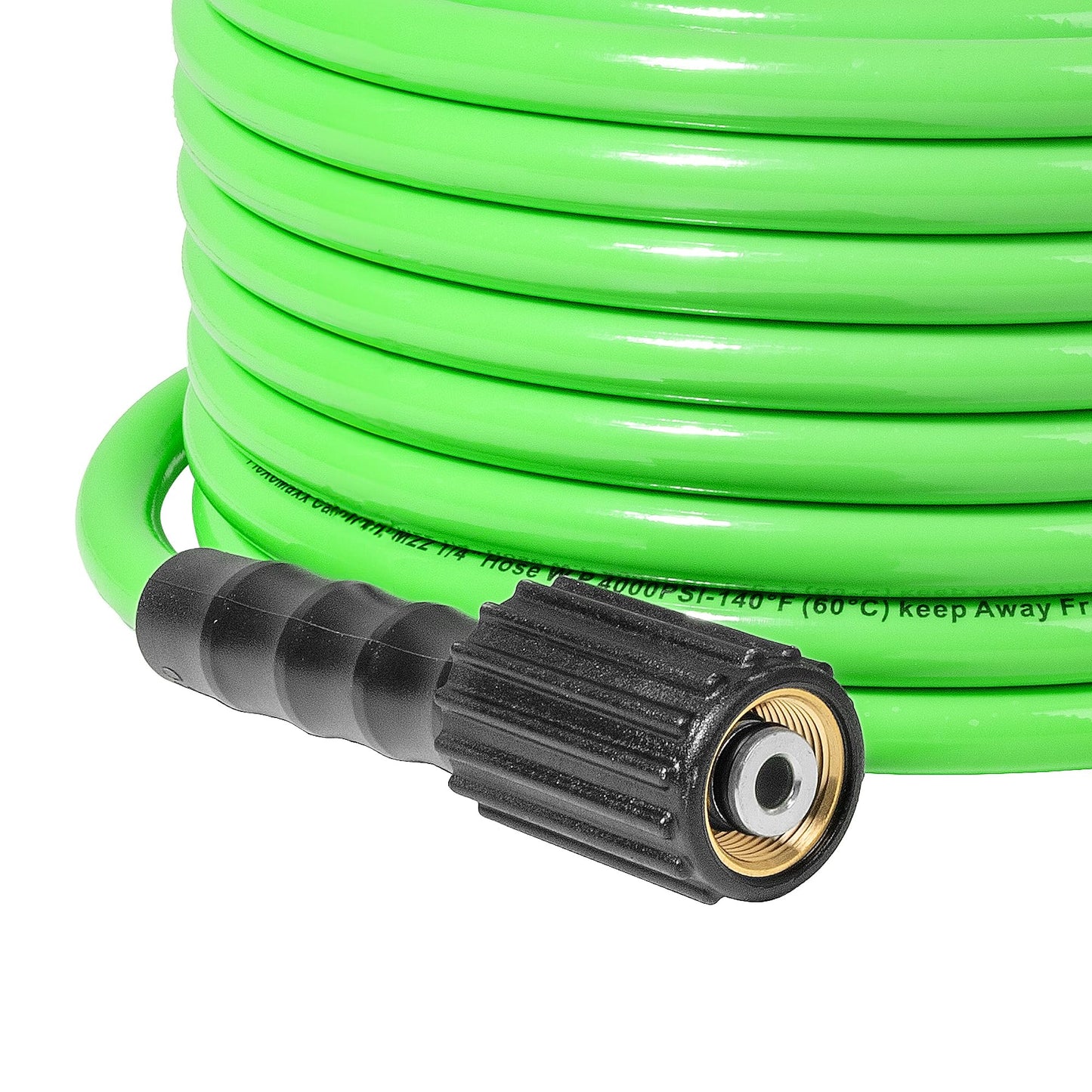 1/4-in Cold Water FleXoMaxx Pressure Washer Hose, 4000 psi, M22 Connector, 30 ft