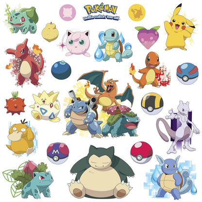RoomMates RMK2535SCS: Pokemon Iconic Peel And Stick Wall Decals