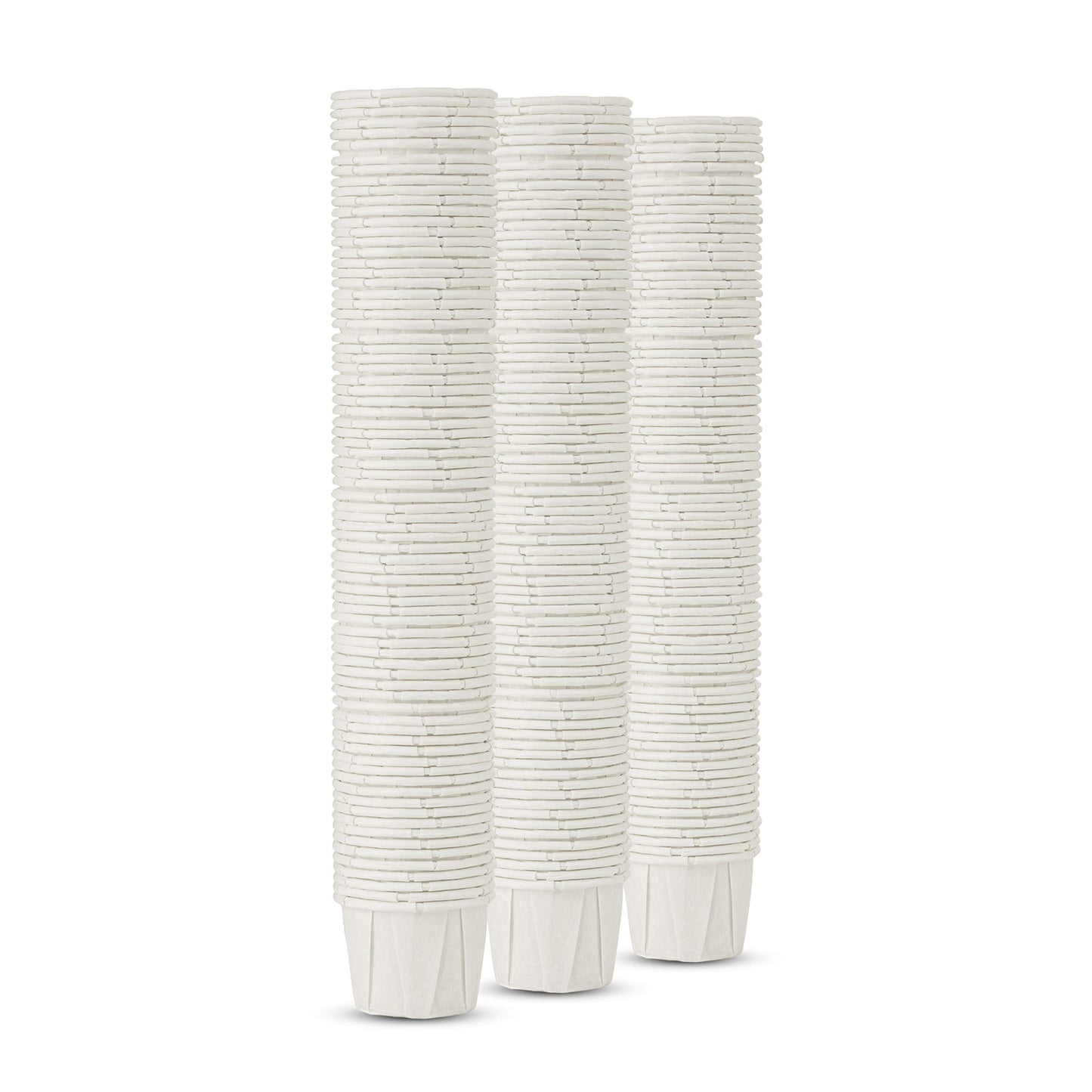 MT Products Individual Paper Portion Cups 1 oz. - Disposable Souffle Cups (Pack of 350) - Made in The USA