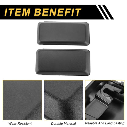 REPAIROCK Front Bumper Pads for Ford F-150 2018-2020 Front Left Right Bumper Guards Insert Pads Caps Plastic Black 1 Pair