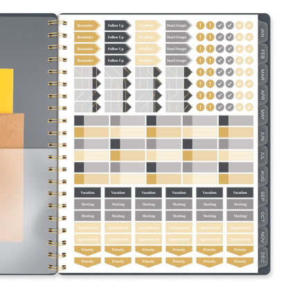 Cambridge 2026 Planner, Weekly & Monthly, 8-1/2" x 11", Large, Hera (1765-905-26)