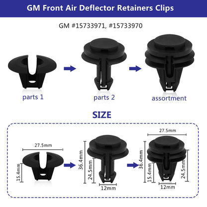 Car Bumper Clips Shield Retainer Clips Plastic Rivets 1001PCS Automotive Push Pins Assortment Xmas Tree Fasteners Kit Most Common Sizes Auto Body Push Pin with Removers for Ford Honda Chrysler GM