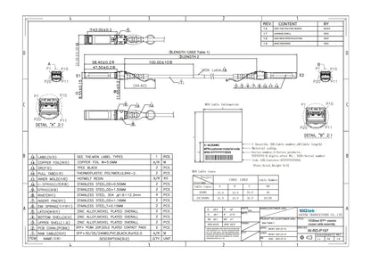 10Gtek SFP+ DAC Twinax Cable, Passive, Compatible with Cisco SFP-H10GB-CU5M,Ubiquiti UniFi, Meraki MA-CBL-TA-5M, Fortinet, Netgear, Mikrotik, ZTE Devices, and More, 5m(16.5ft)