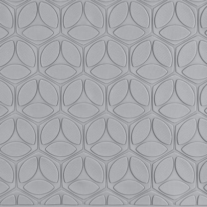 WRISIN Bathtub Mat Non Slip with Suction Cups - 100% Rubber Bathroom Mat Textured for Bath Tub Shower Safety - Soft on Touch - BPA/PVC Free - Pet Dog Bath Mat - Machine Washable - 16 × 28 Inch（Gray）