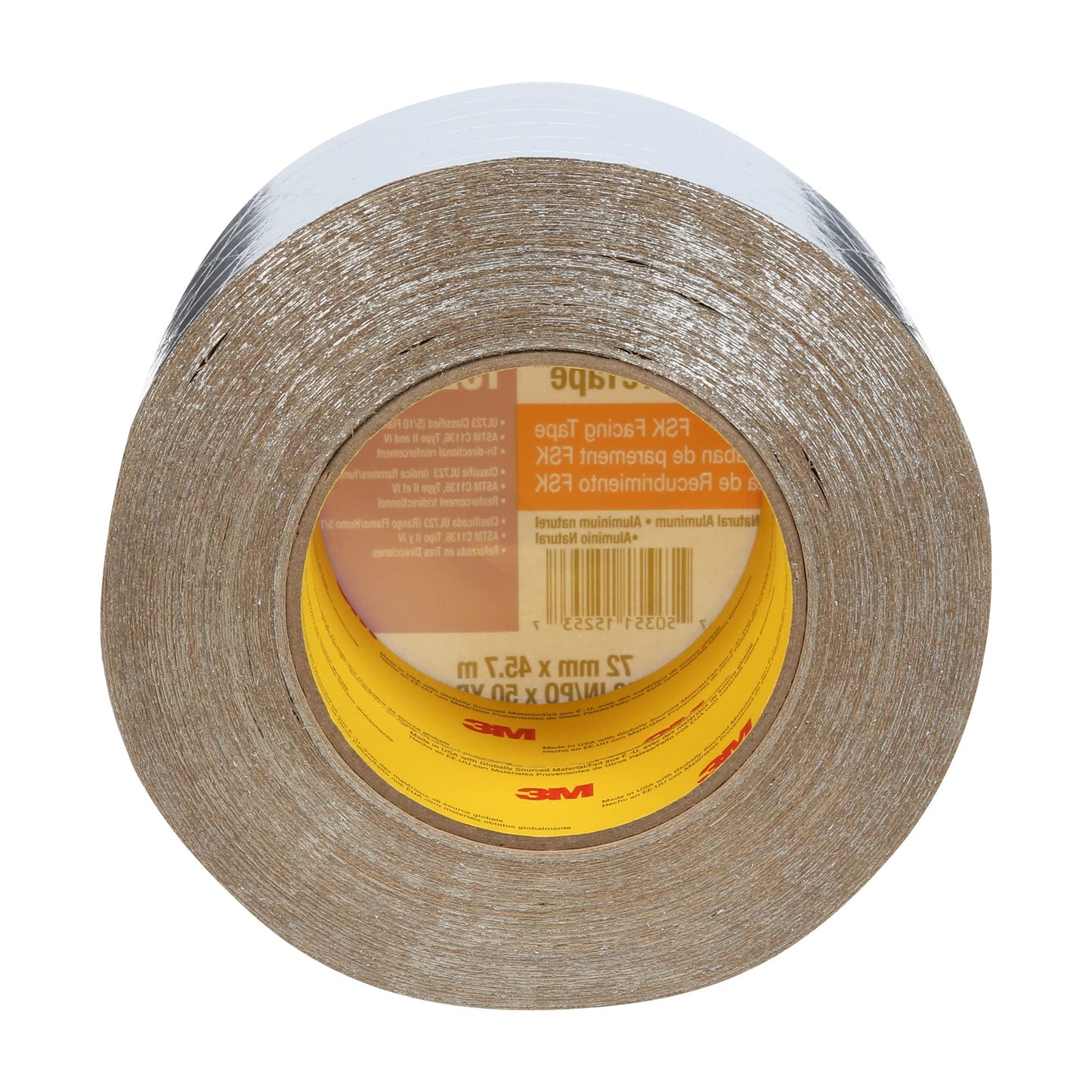 3" X 50 Yds. Reinforced Aluminum Tape