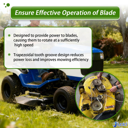 Upgraded for GX20072 John Deere 42 Inch Deck Belt, D105 D110 D130 S100 L110 L100 L111 LA105 LA115 LA125 S110 S130 E100 E110 L108 Lawn Mower, GY20570 V-Belt, Zero-Stretch, Extra Long Life /104 Inch