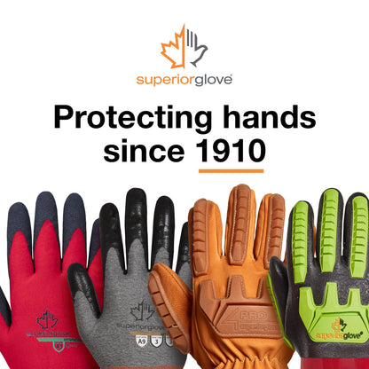 Superior 378GKTFG Grain Goatskin Leather Drivers Glove with Keystone Thumb and Kevlar/Glass Lined Size M