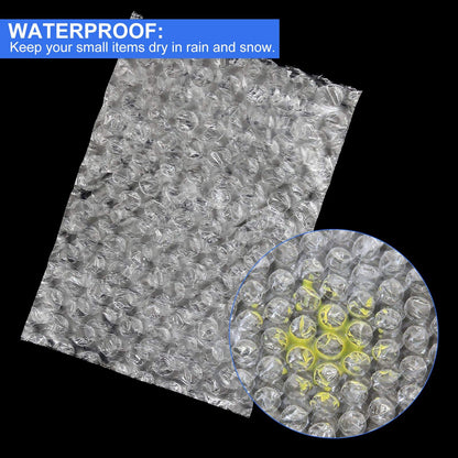 200 PCS Clear Bubble Pouches Bags 4x6 inch, Protective Bubble Pouch, Double Walled Flush Cut Thickening Shockproof Foam Wrap Bags for Cushioning, Packing, Shipping, Moving and Storage