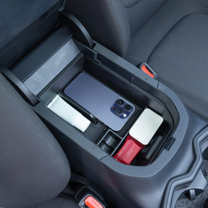 2PCS Center Console Organizer Compatible with 2019-2024 2025 Toyota Rav4 Interior Accessories, Gear Shift Storage Tray Secondary Box Insert Divider