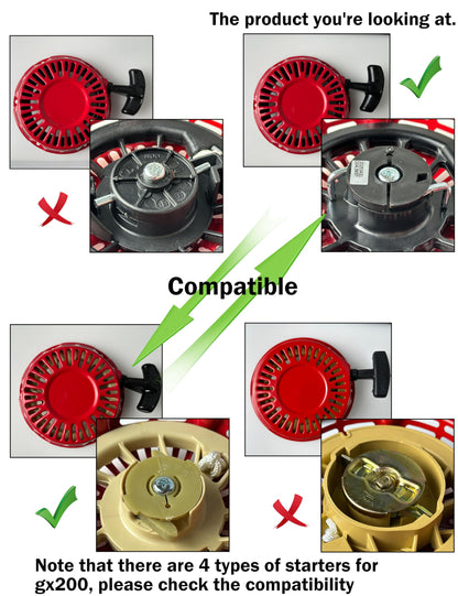 YAMAKATO Pull Start Assembly 28400-Z4M-306ZB for Honda GX120 GX160 GX200 Recoil Starter