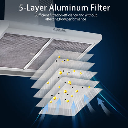 BPS1FA30 Range Hood Filter 11-3/4"X 14-1/4"X 3/8" for 30-Inch Broan Nutone QS1 WS1, Allure Grease Filter, Replaces 99010299,S99010305,AP3378953 Range Hood Filters Replacement Aluminum(2 Pack)