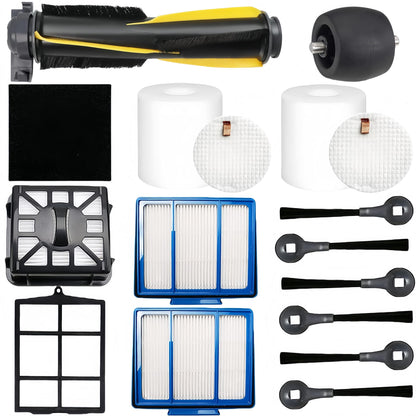 Replacement Parts Accessories for Shark IQ Series R101AE (RV1001AE) R101 (RV1001) RV1001AEC filterAV970 AV993 AV992 Vacuum Cleaners Roller Brush Side Brush HEPA Filters Foam Felt Filter Wheel