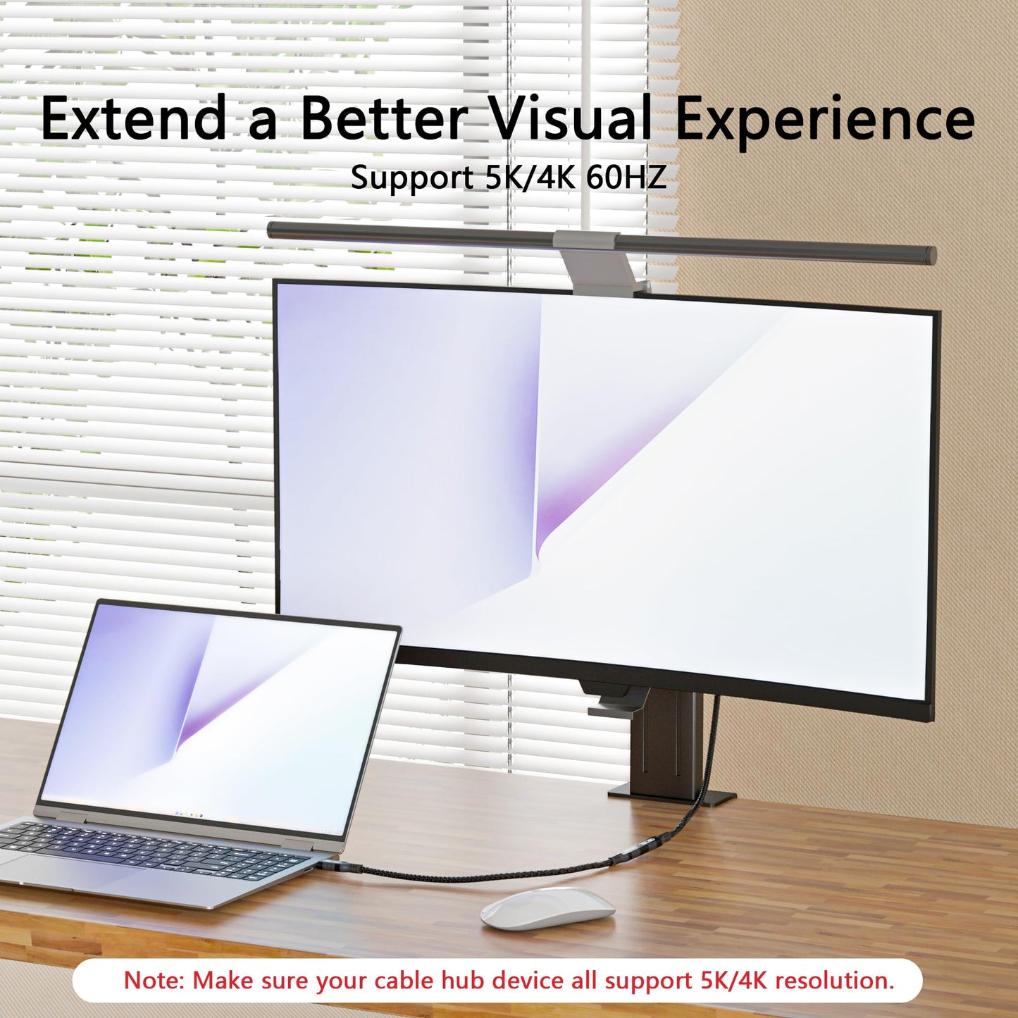 KMMXXCPM USB-C Extender 10ft, USB-C Male to Female, Long Monitor Cable, 4K Video Cable, USB 3.2 20GBPS, 240W PD Fast Charging, Compatible with Thunderbolt 3, Laptop, Monitor, Tablet, Smartphone