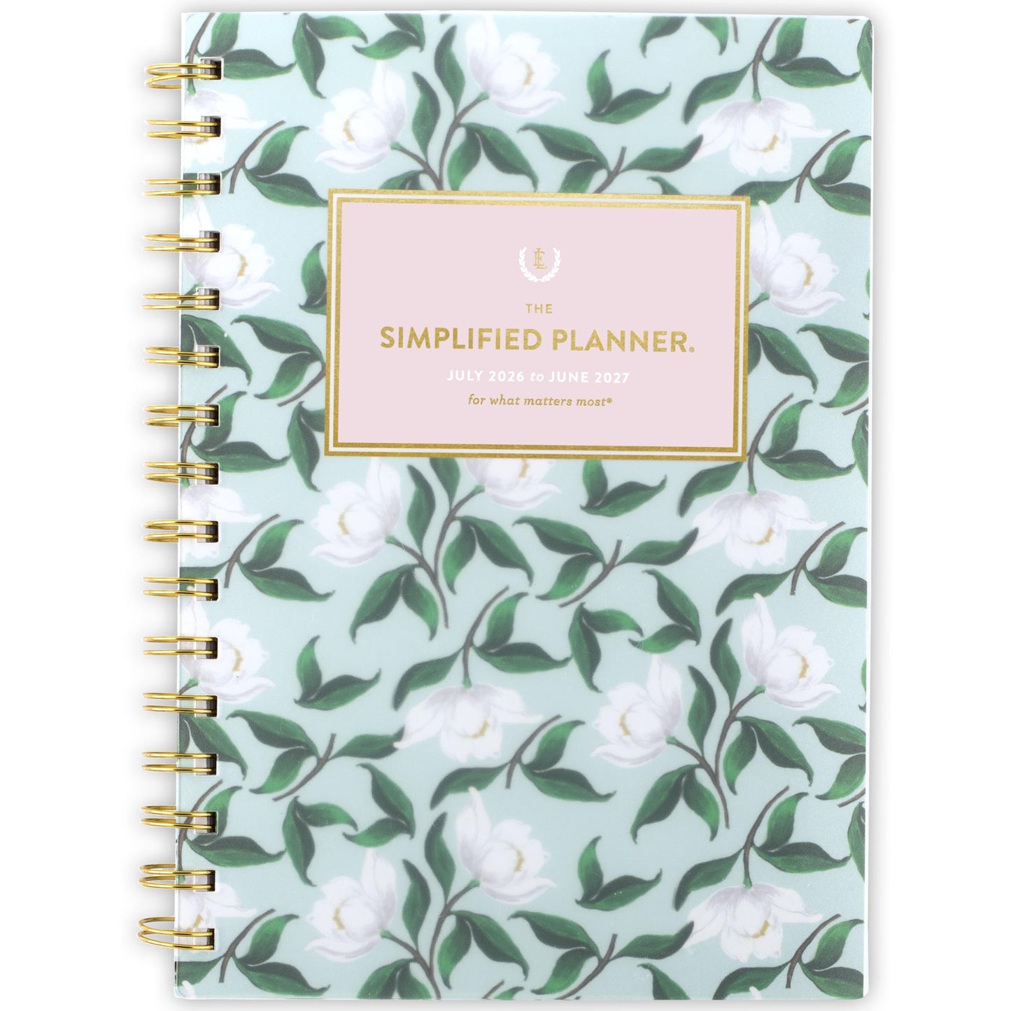 AT-A-GLANCE Planner 2026-2027 Weekly & Monthly Academic 12-Month July-June, 5-1/2" x 8-1/2", Simplified by Emily Ley, Savanna Blooms (EL50-200A)
