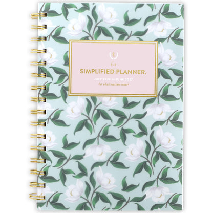 AT-A-GLANCE Planner 2026-2027 Weekly & Monthly Academic 12-Month July-June, 5-1/2" x 8-1/2", Simplified by Emily Ley, Savanna Blooms (EL50-200A)