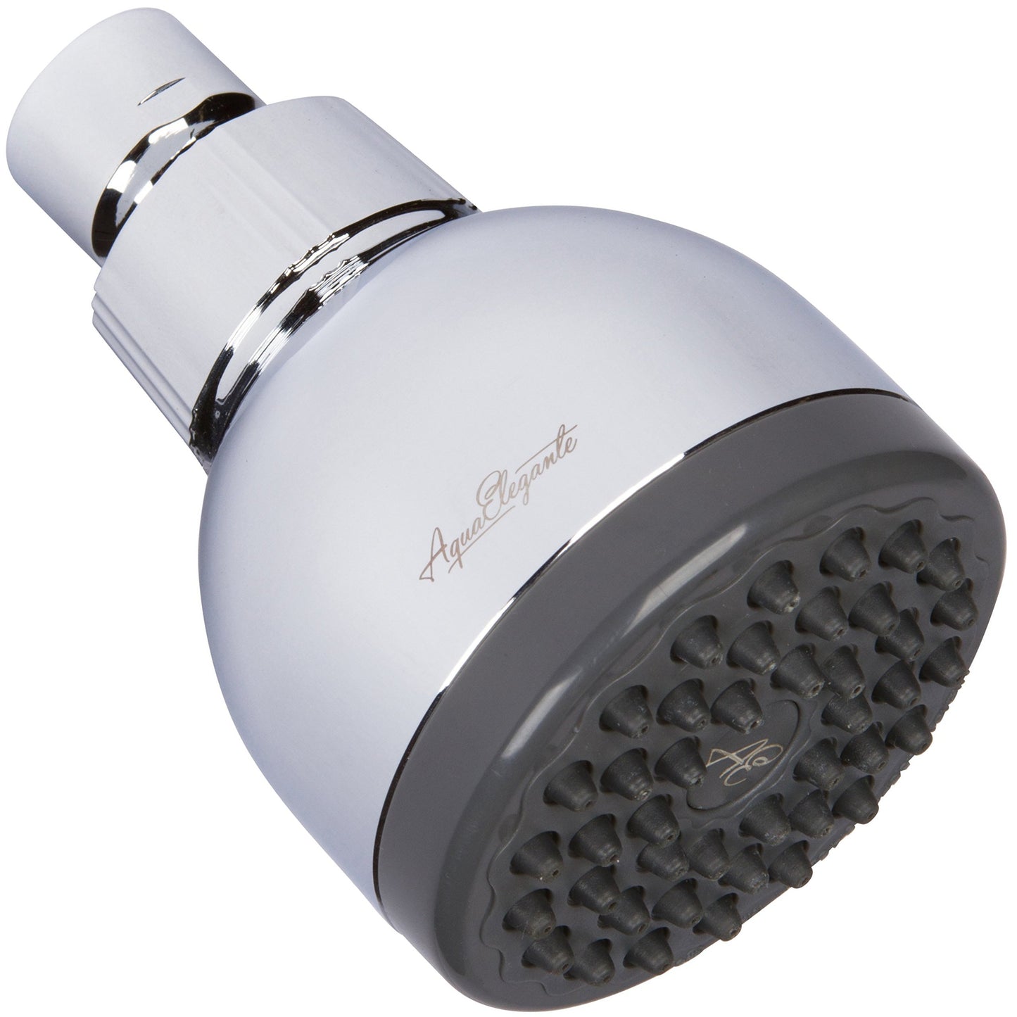 Aqua Elegante 3 Inch High Pressure Shower Head - Best Pressure Boosting, Wall Mount, Bathroom Showerhead for Low Flow Showers, 2.5 GPM - Chrome