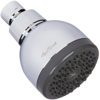 Aqua Elegante 3 Inch High Pressure Shower Head - Best Pressure Boosting, Wall Mount, Bathroom Showerhead for Low Flow Showers, 2.5 GPM - Chrome