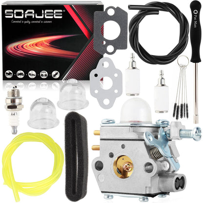 SOAJEE Y2560 YM21CS Carburetor for Yard Man Machines Y25 Y25B Y25BT Y25PB Y60 Y125 Y128 Y2500 Y2530 Y2550EC Y2580 Y2700EC Y2900EC YM71SS String Trimmer Tiller Cultivator Blower H142A-25A-04 753-06190