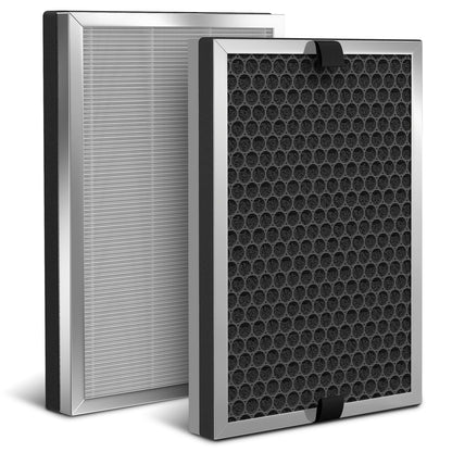 SAKEGDY 2-Pack JF260 Replacement Filters - True HEPA and Honeycomb carbon | Compatible with Jafanda JF260/JF260S, DeedMo AP-1273