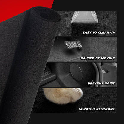 Bbox Black Carpet Non-Woven Febric | Length: 78 inch (6.6 ft.), Width: 40 inch (3.2 ft.) | for Speaker Sub Box Carpet Home, Auto, RV, Boat, Marine, Truck & Car Trunk Liner