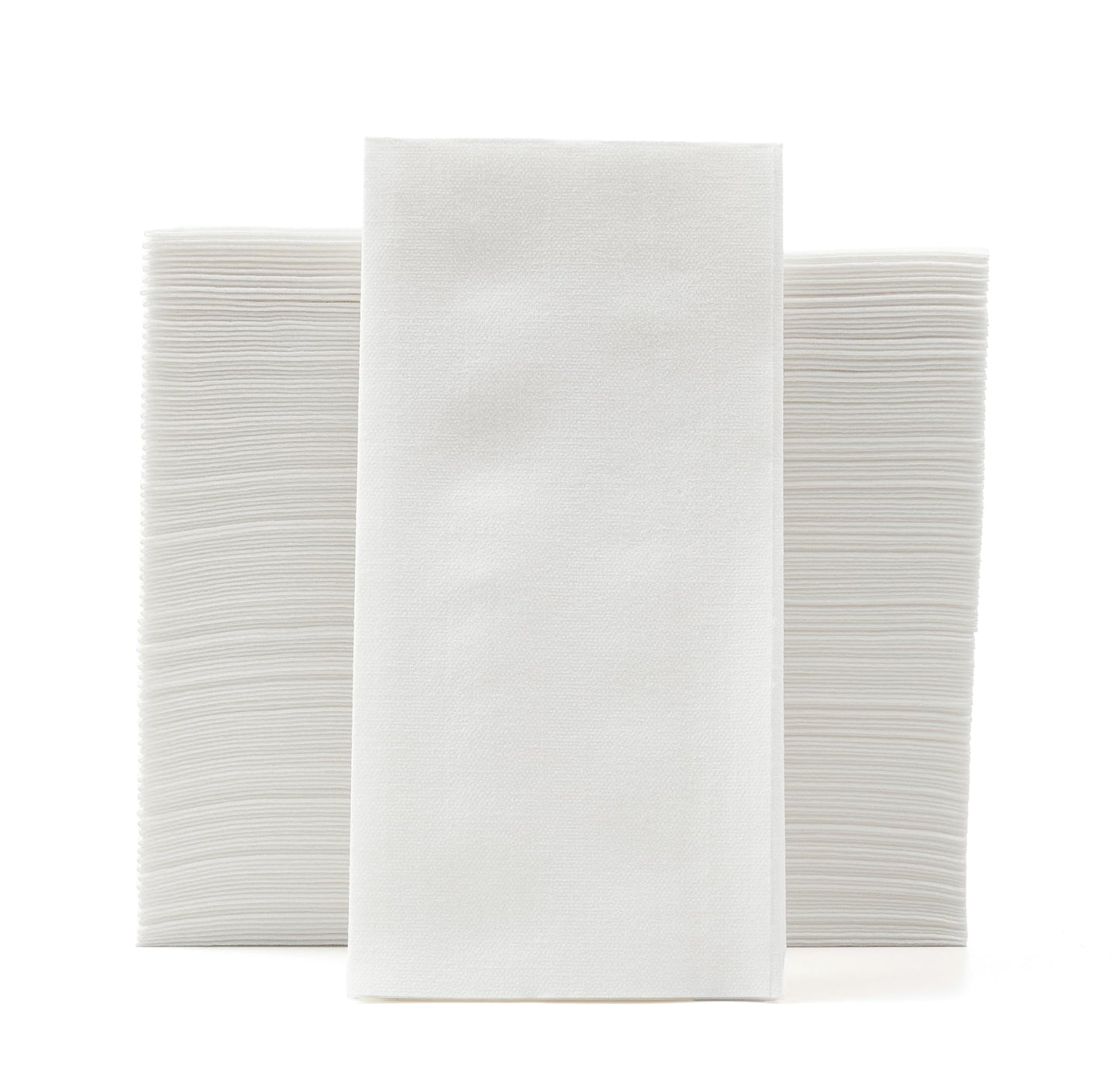 PEACHICHA Disposable Bathroom Hand Towels Linen Feel Guest Towel White Paper Hand Napkins for Weddings, Parties, Soft, Absorbent Paper Hand Towel Total 100 Pcs