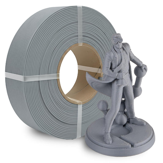 Polymaker Panchroma Refill Spool Matte Fossil Grey PLA 3D Printing Filament Refill, Compatible with All Reusable Spools and All Major FDM 3D Printers, Tangle-Free, Vibrant Colors, 1.75mm 1kg