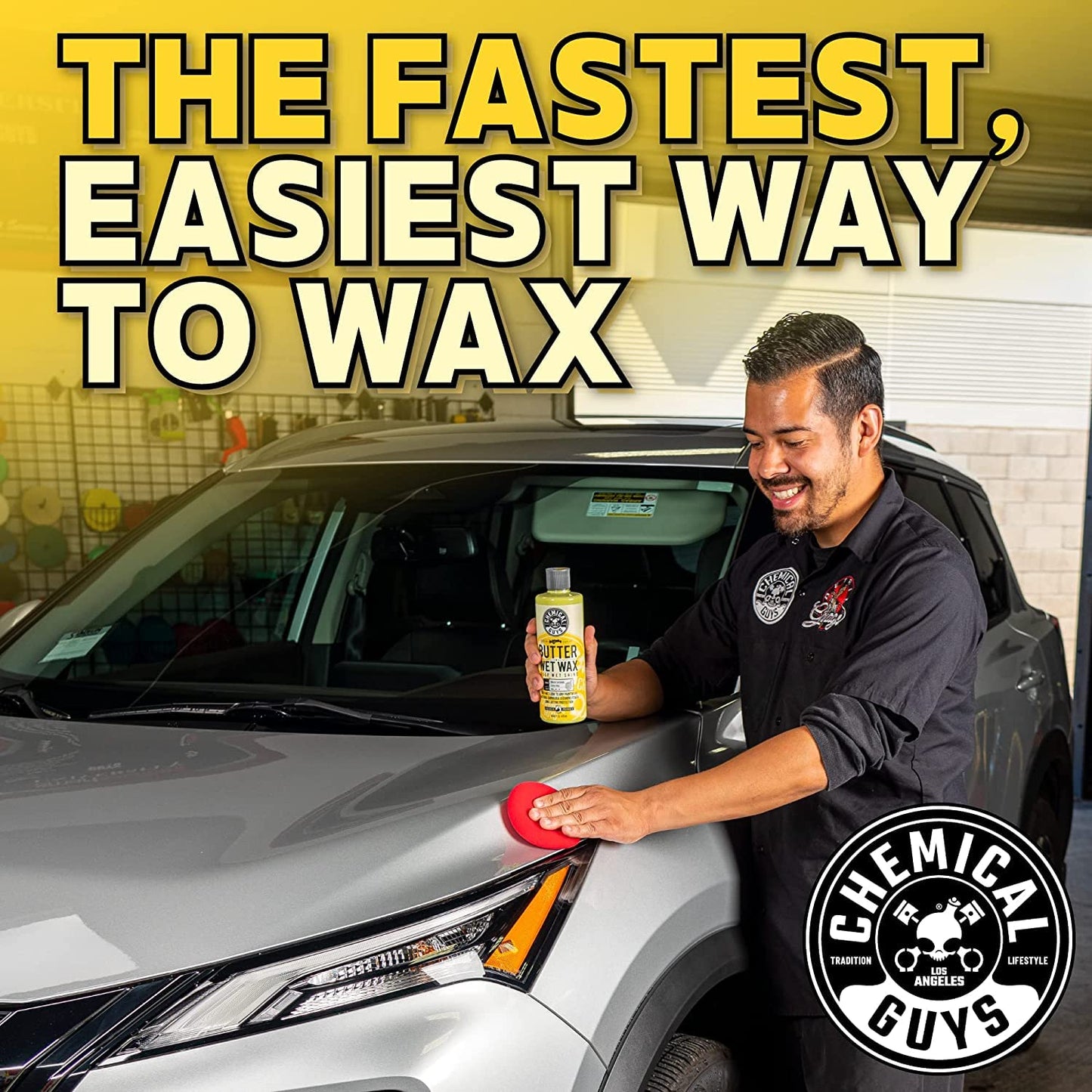 Chemical Guys Butter Wet Wax, Deep Wet Shine for Cars, Trucks, SUVs, RVs & More, 473 ml