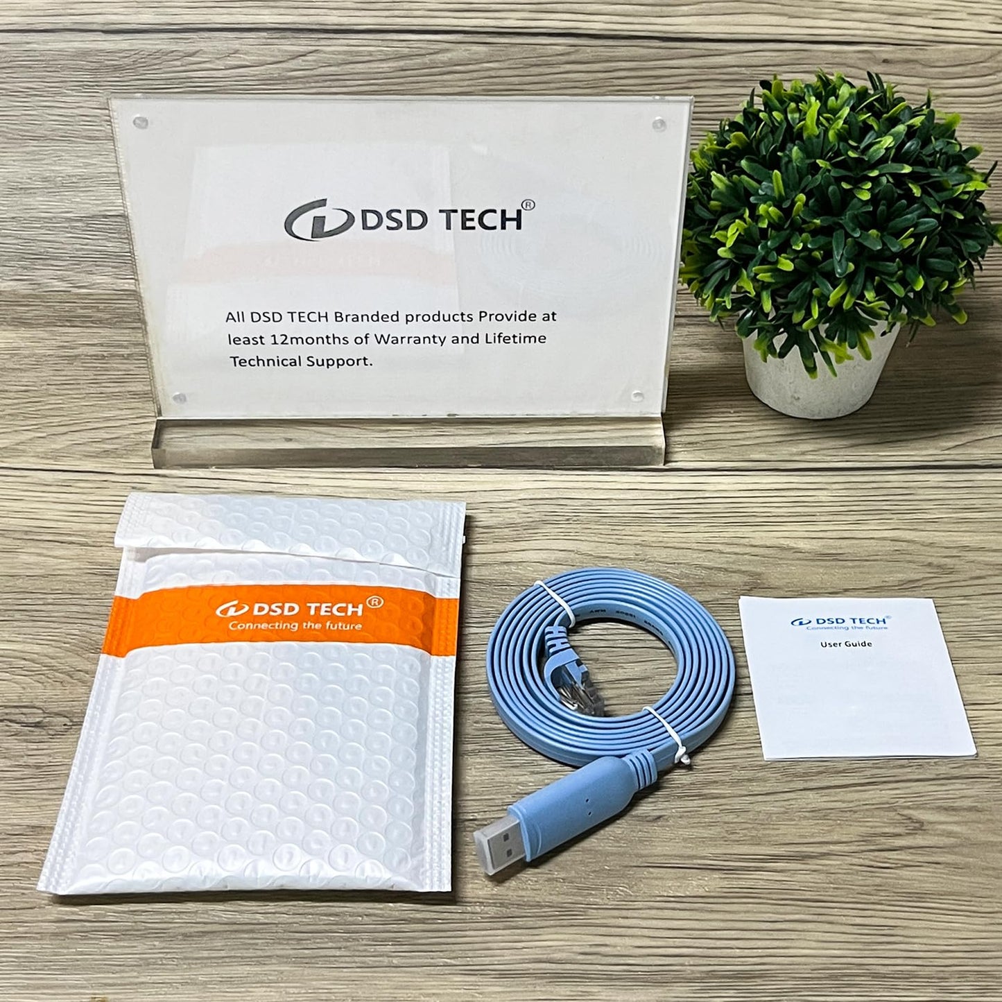 DSD TECH SH-RJ45K USB to RS485 Serial Cable with RJ45 Interface and Built-in FTDI chip